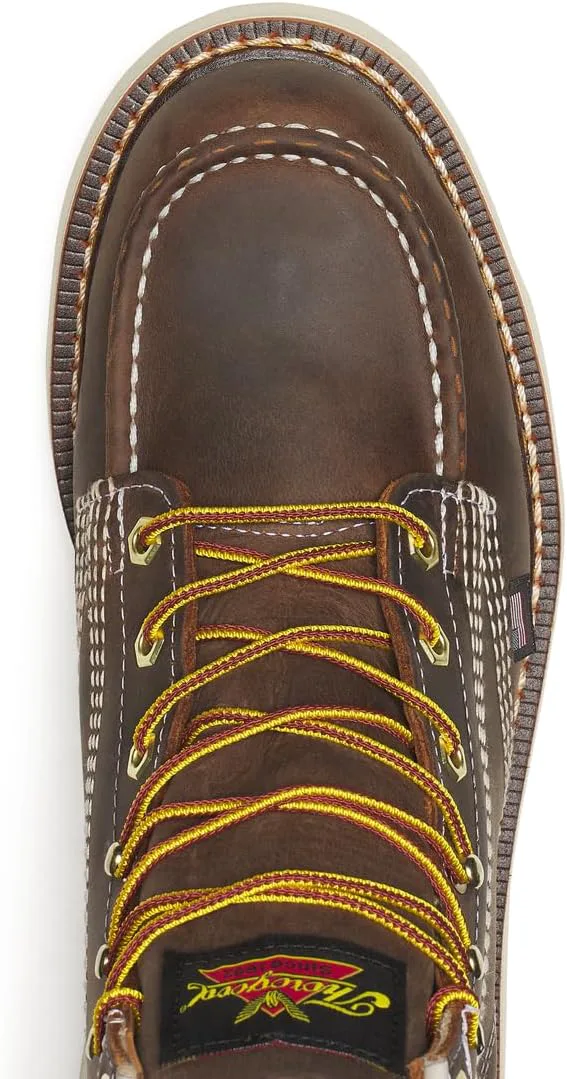

Мужские ботинки Thorogood American Heritage 8" с круглым носком, водонепроницаемые с композитным защитным носком и подошвой MAXWear