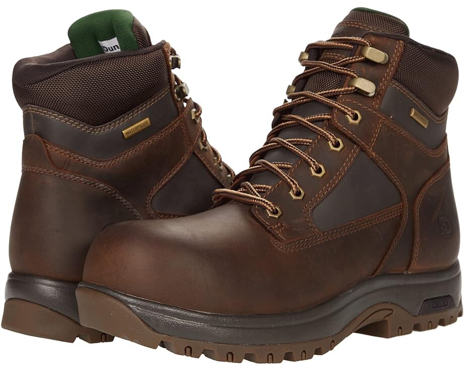 

Ботинки Dunham 8000 Works Safety 6" Boot, цвет Brown Leather