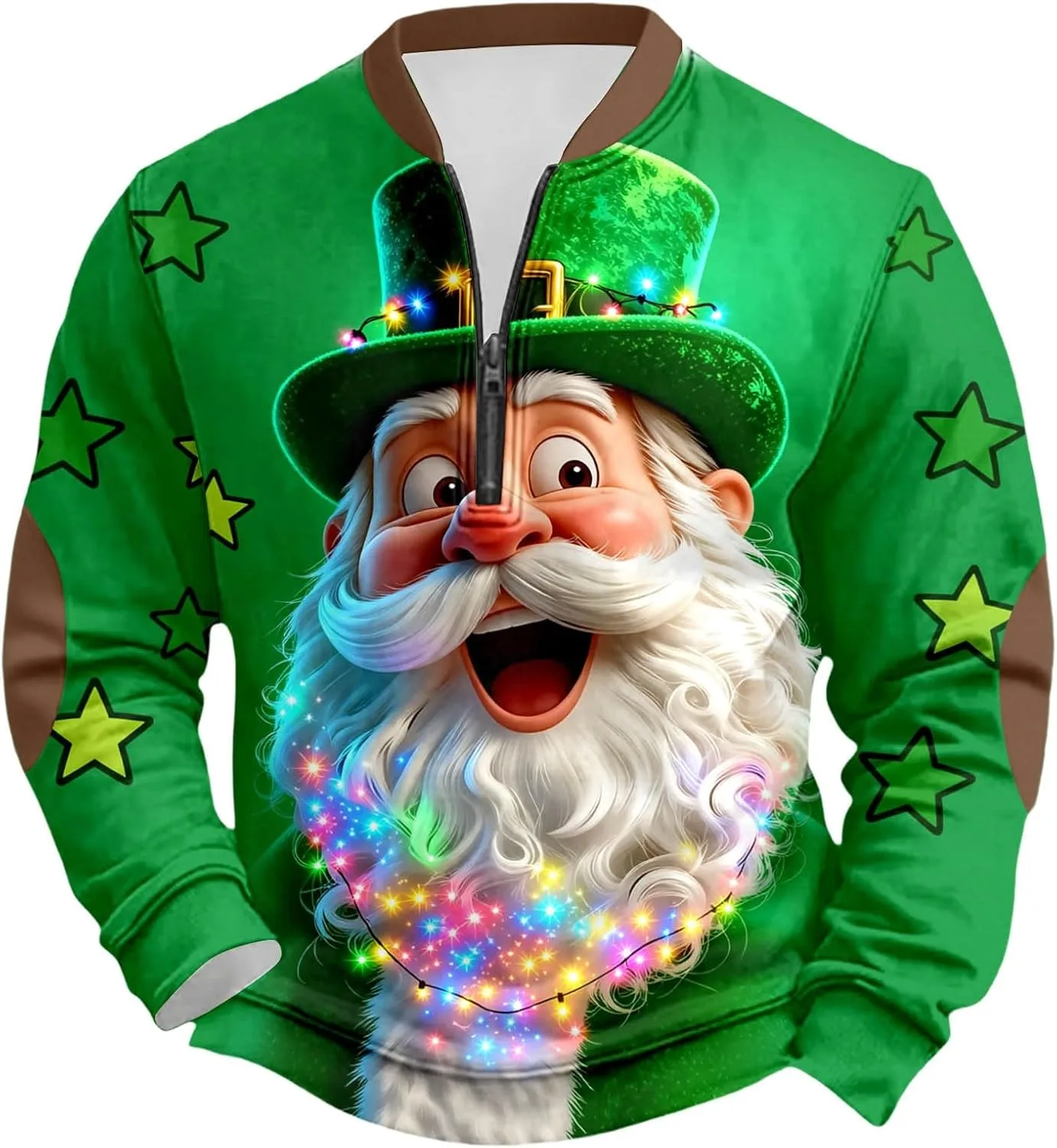 

Свитшот мужской St. Patrick's Day с клевером Mgoohoen