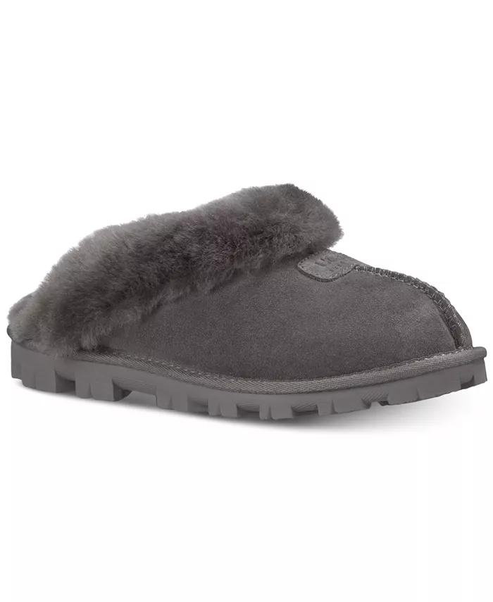 Женские тапочки-шлёпанцы Coquette UGG, серый