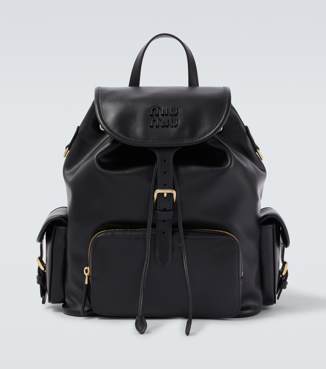 

Кожаный рюкзак Miu Miu, Nero