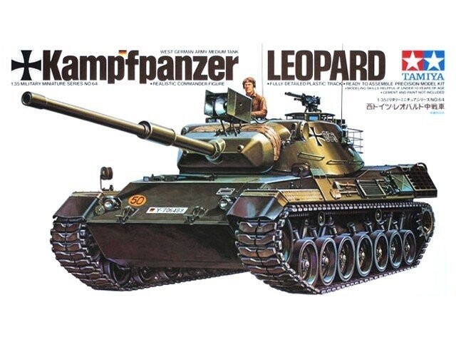 

Тамия 35064 Западная Германия. Танк Леопард 1/35 Inna marka