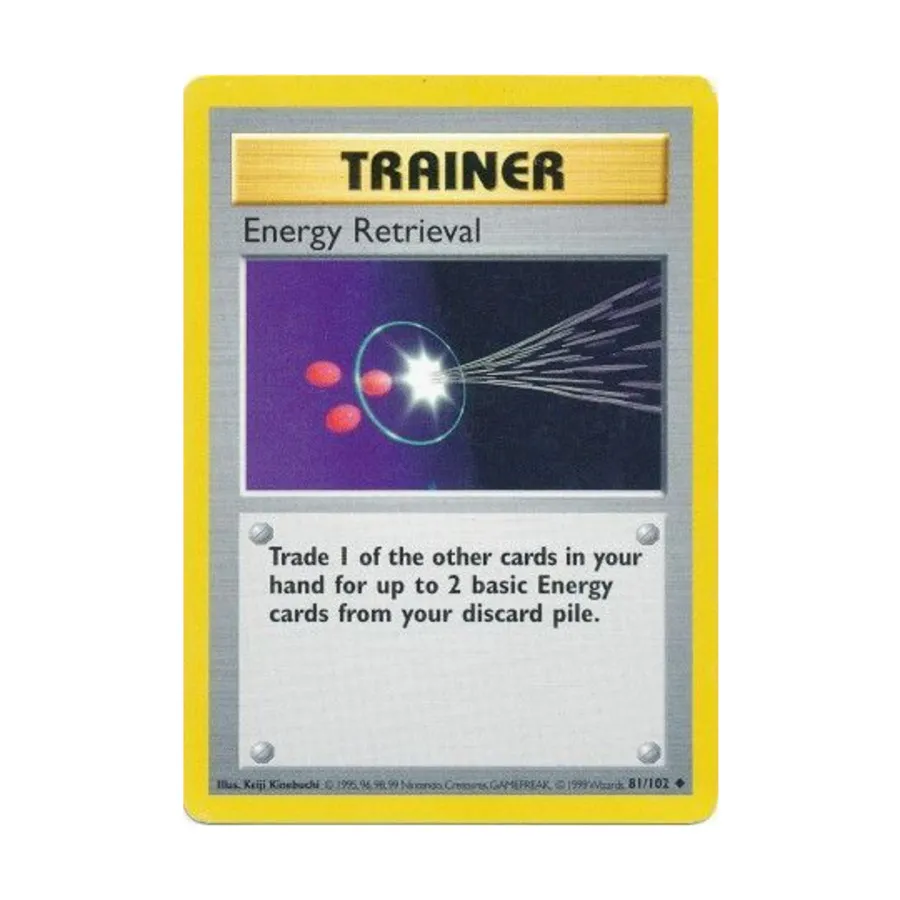 

CCG Восстановление энергии (U) #81, Pokemon - Base Set (Shadowless) - Singles