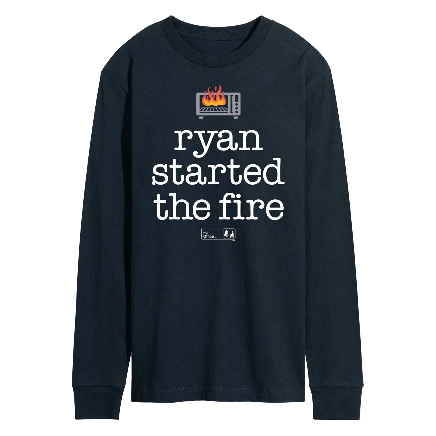

Мужская футболка с длинным рукавом The Office Ryan Fire Licensed Character
