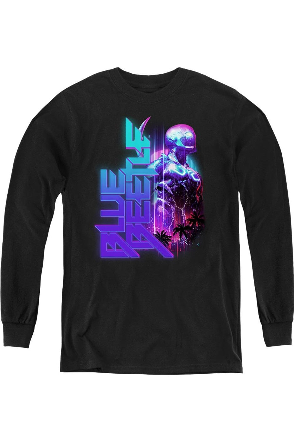 

Синий Жук (2023) Молния Молодежная Толстовка с Длинным Рукавом Gildan