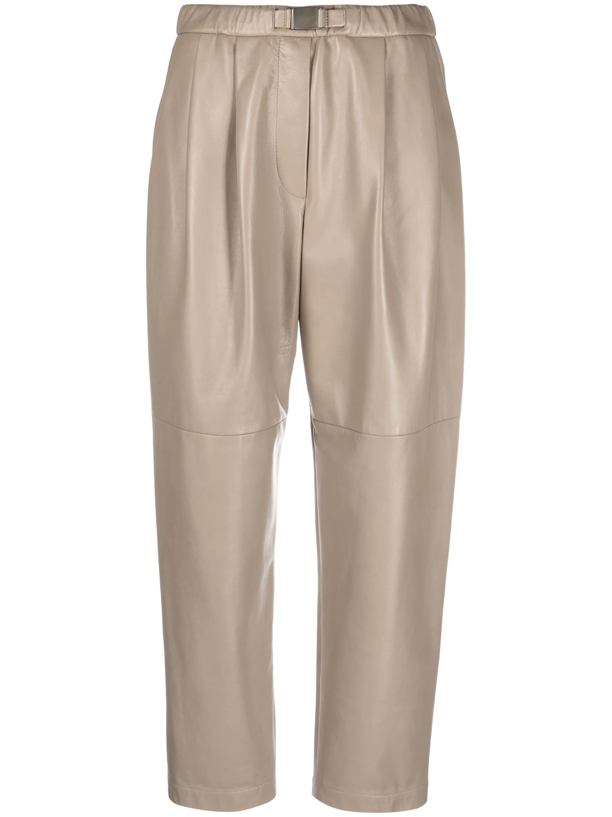 

Укороченные зауженные брюки Brunello Cucinelli, миндальный