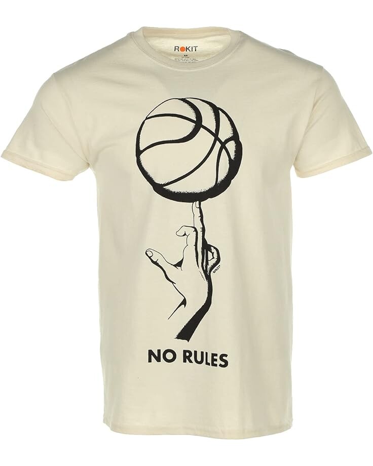 

Футболка ROKIT No Rules Tee, кремовый