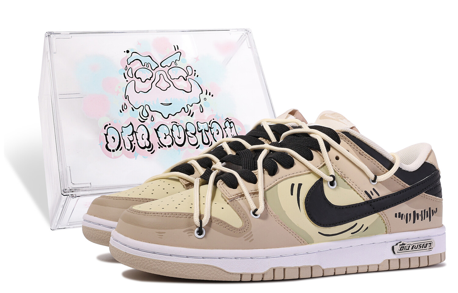 

Кроссовки Nike Dunk Skateboard Shoes Men Low-Top Brown, Коричневый, Кроссовки Nike Dunk Skateboard Shoes Men Low-Top Brown