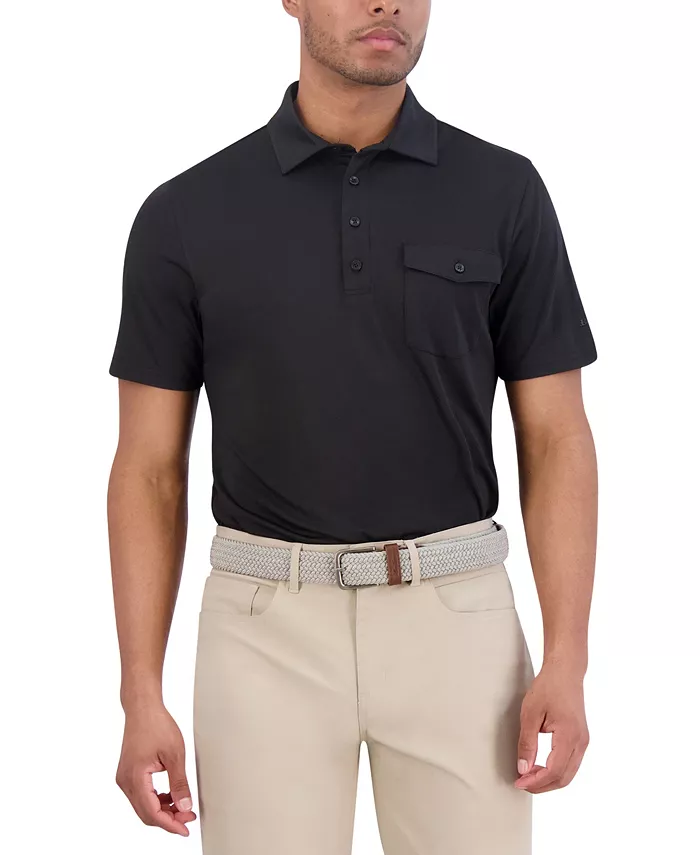 

Спортивная поло с карманом Solid Tech Pique Ben Sherman, черный