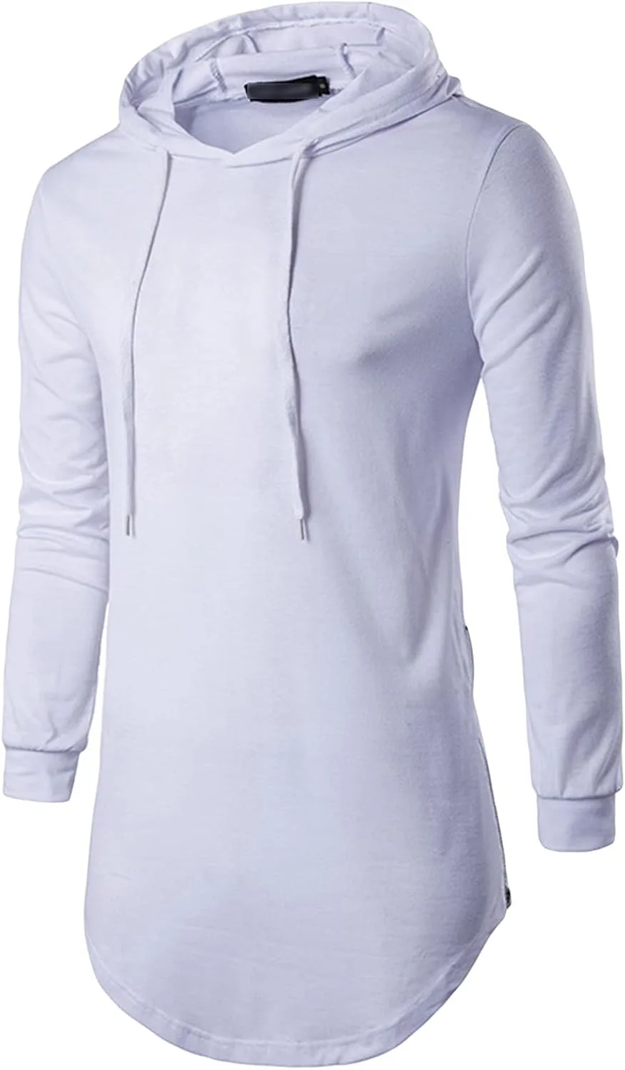 

JEsilunmaMY мужская худи в стиле хип-хоп, миди, с длинным рукавом и кулиской