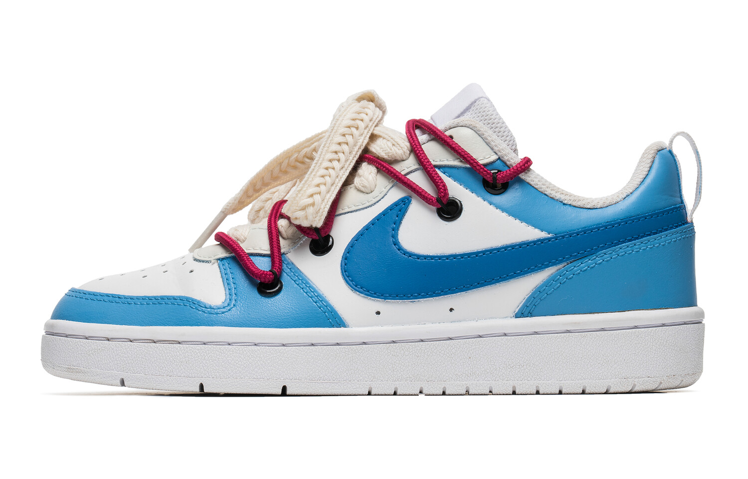 

Кроссовки Nike Court Borough Series Skateboard Shoes Women's Low-Top Blue White