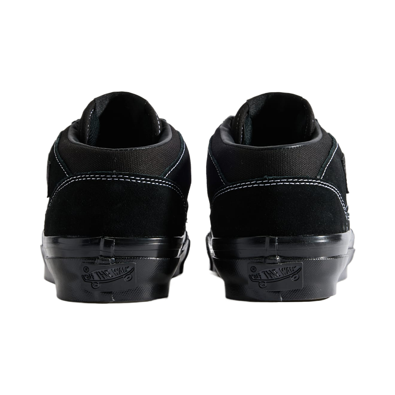 Кроссовки для скейтбординга Half Cab Reissue 33 Textile, Suede Mid top Unisex Vans, черный — фото 4