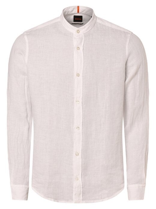 

Льняная рубашка_1 Boss Orange, белый
