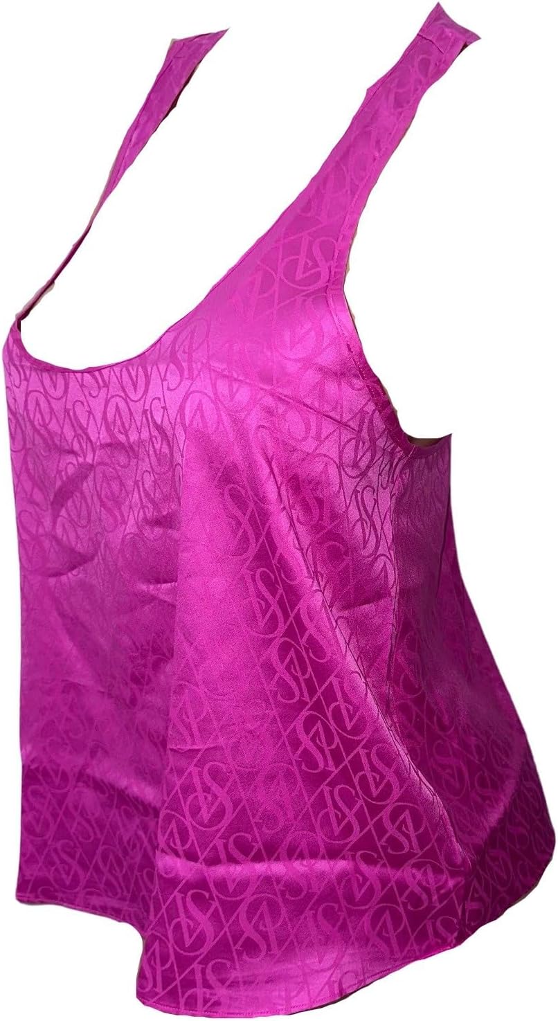 

Victoria's Satin Racerback пижама топ, цвет Fuschia, новый Victoria's Secret, Fuschia/Pink