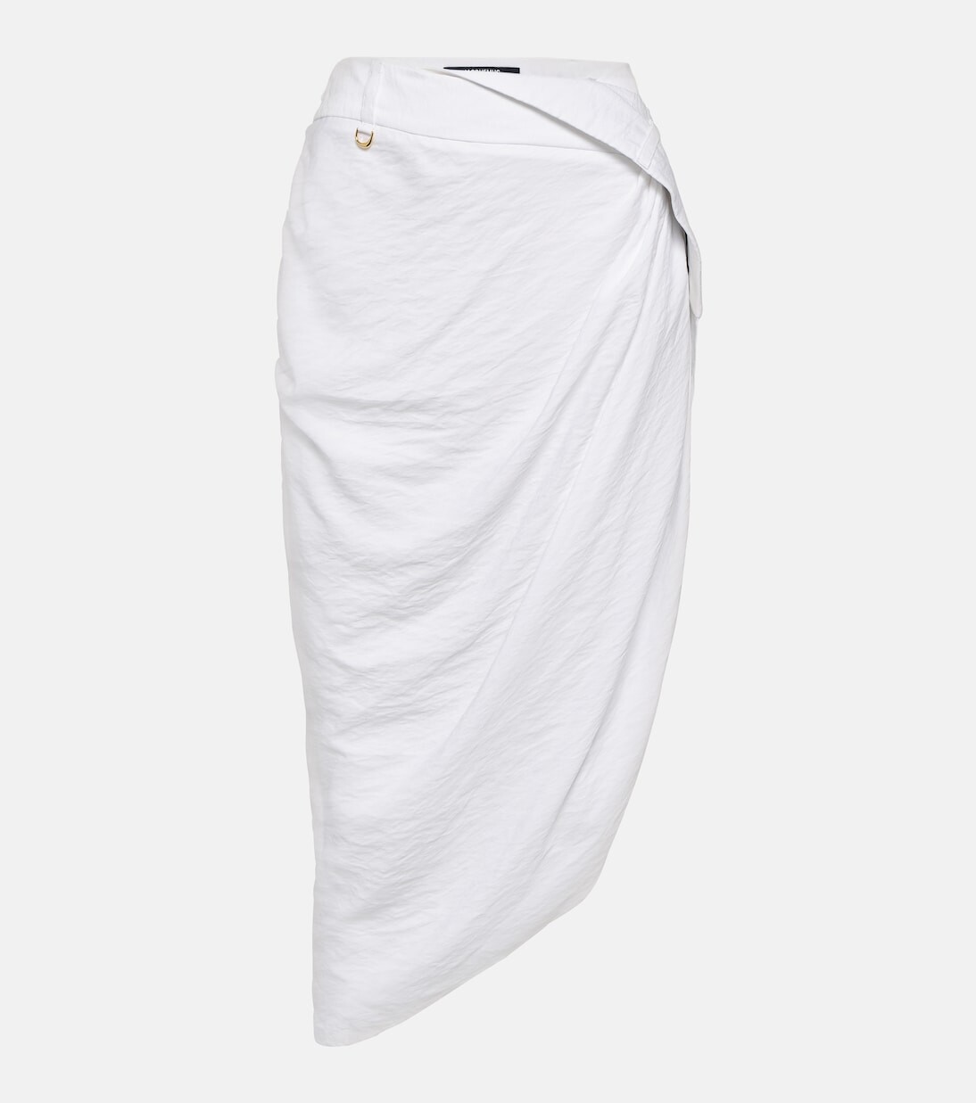 

Юбка миди с драпировкой la jupe saudade Jacquemus, белый