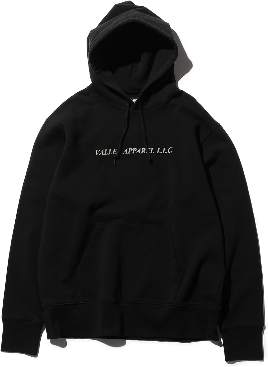 

Мужская толстовка с капюшоном Ballet Apparel с вертикальным логотипом Valley Apparel, черный