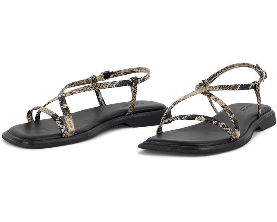 

Сандалии Vagabond Izzy Snake Sandals, цвет Beige/Black