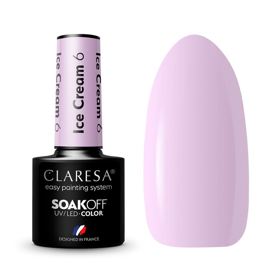 

Claresa Ice Cream 6 Hybrid Varnish Hybrid Pastel Puderek