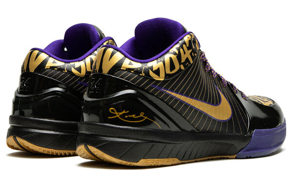 Кроссовки zoom kobe 4 pop Nike, черный — фото 4