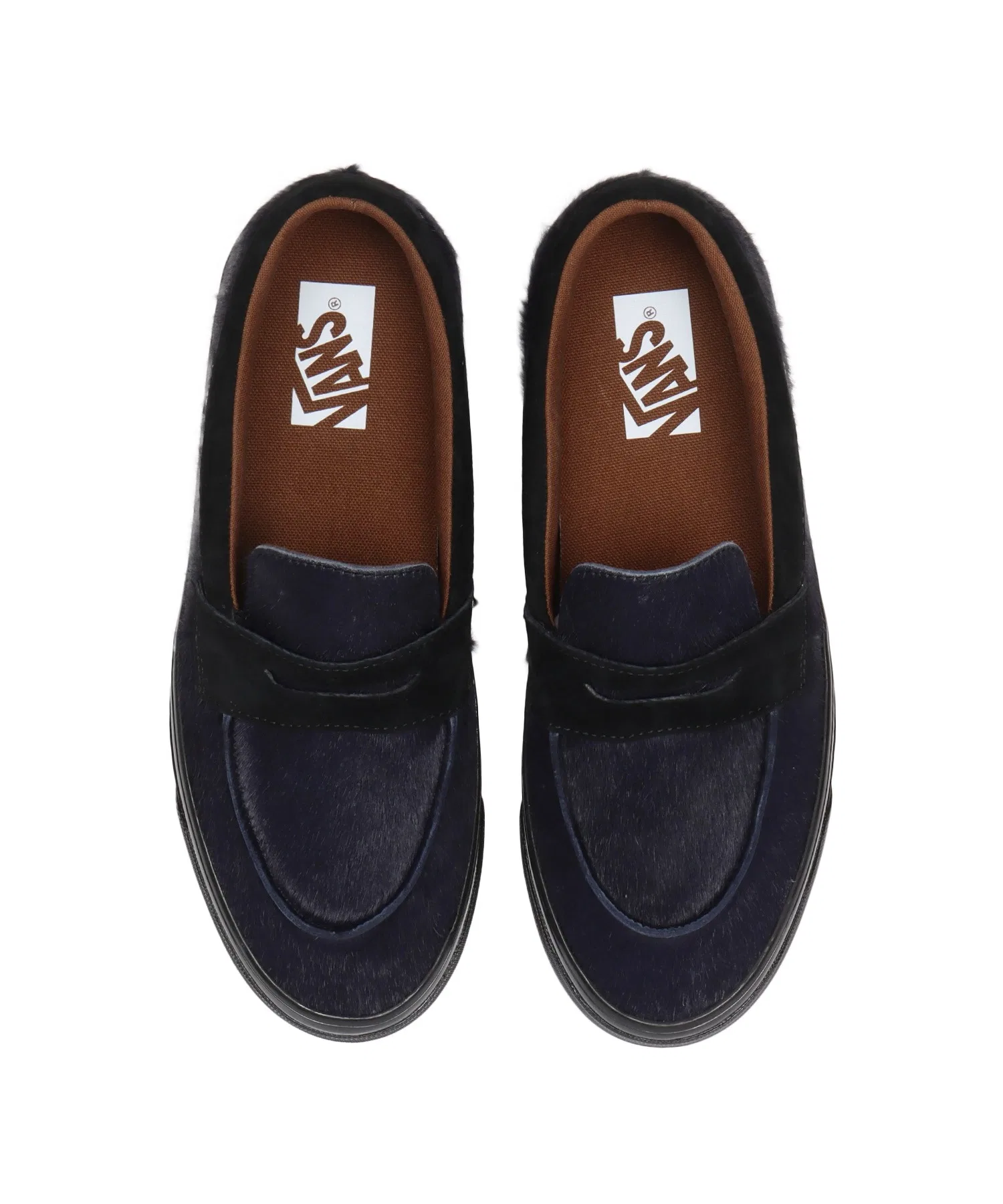 Унисекс кеды из натуральной кожи Premium Loafer 53 VANS синие