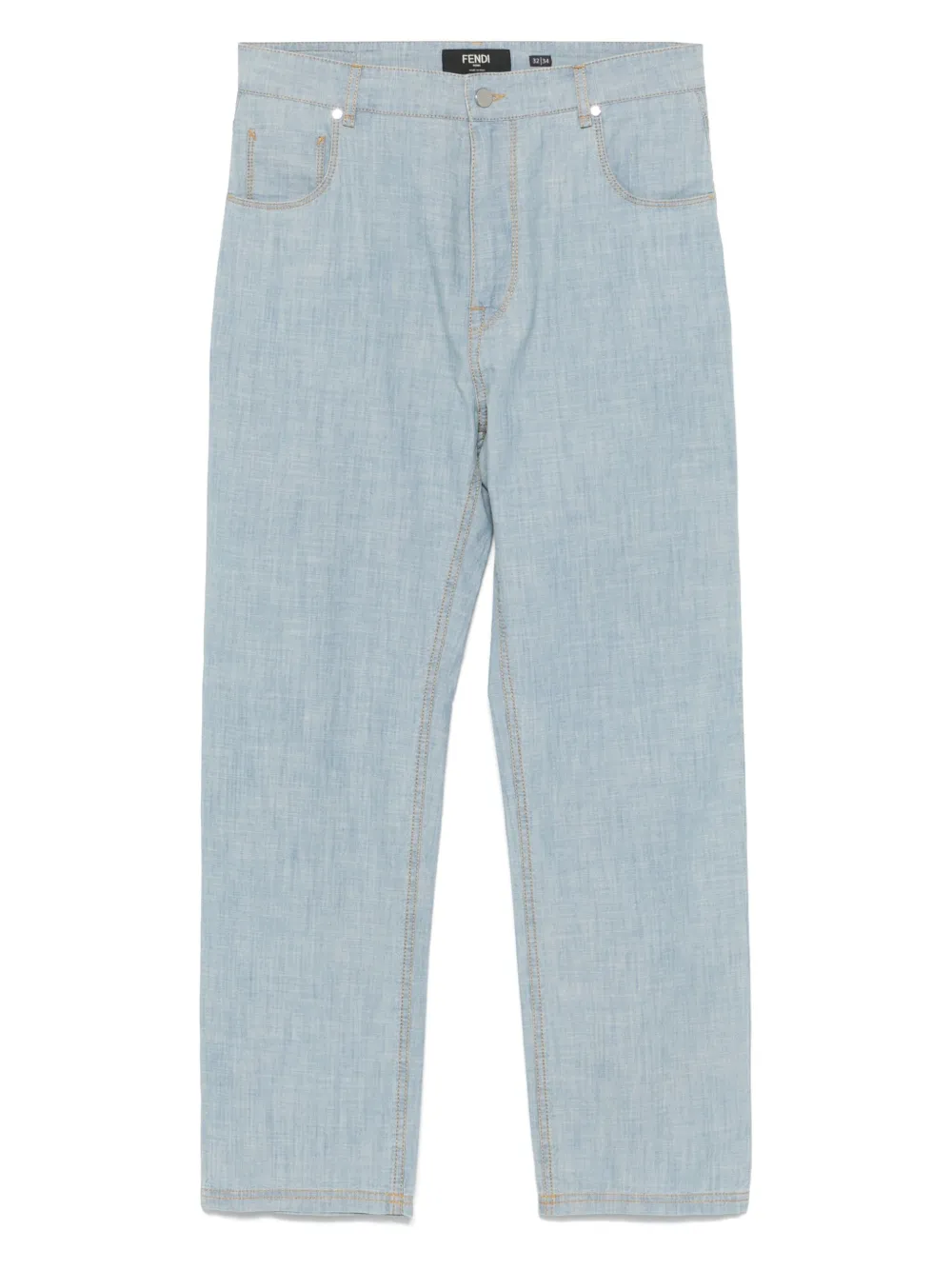 

Джинсы из смесового хлопка FENDI, синий