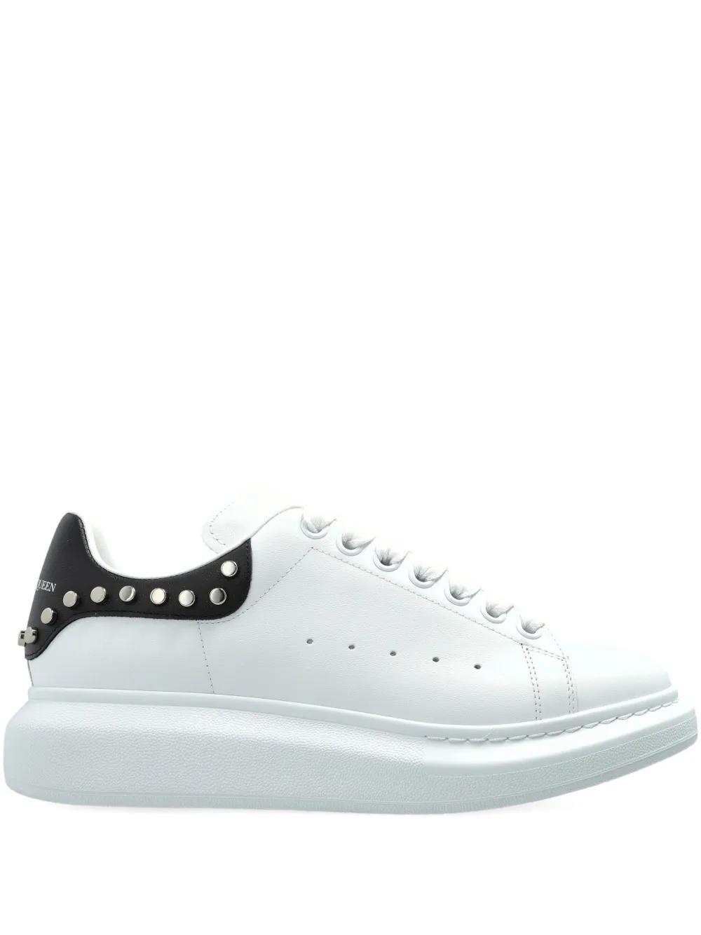Кроссовки на платформе с заклепками Alexander McQueen, белый