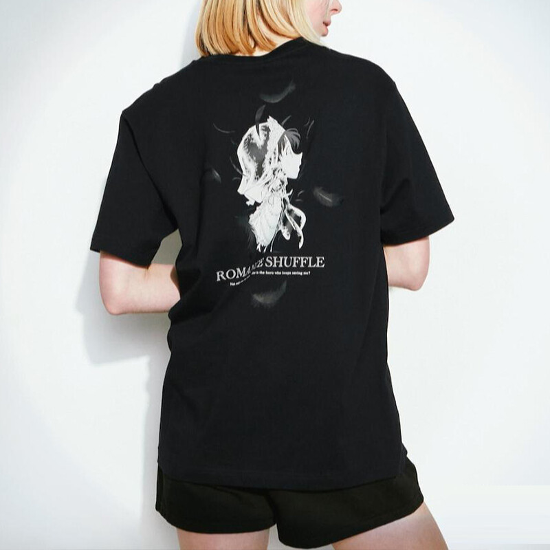 UNIQLO Футболка унисекс, цвет Black — фото 3