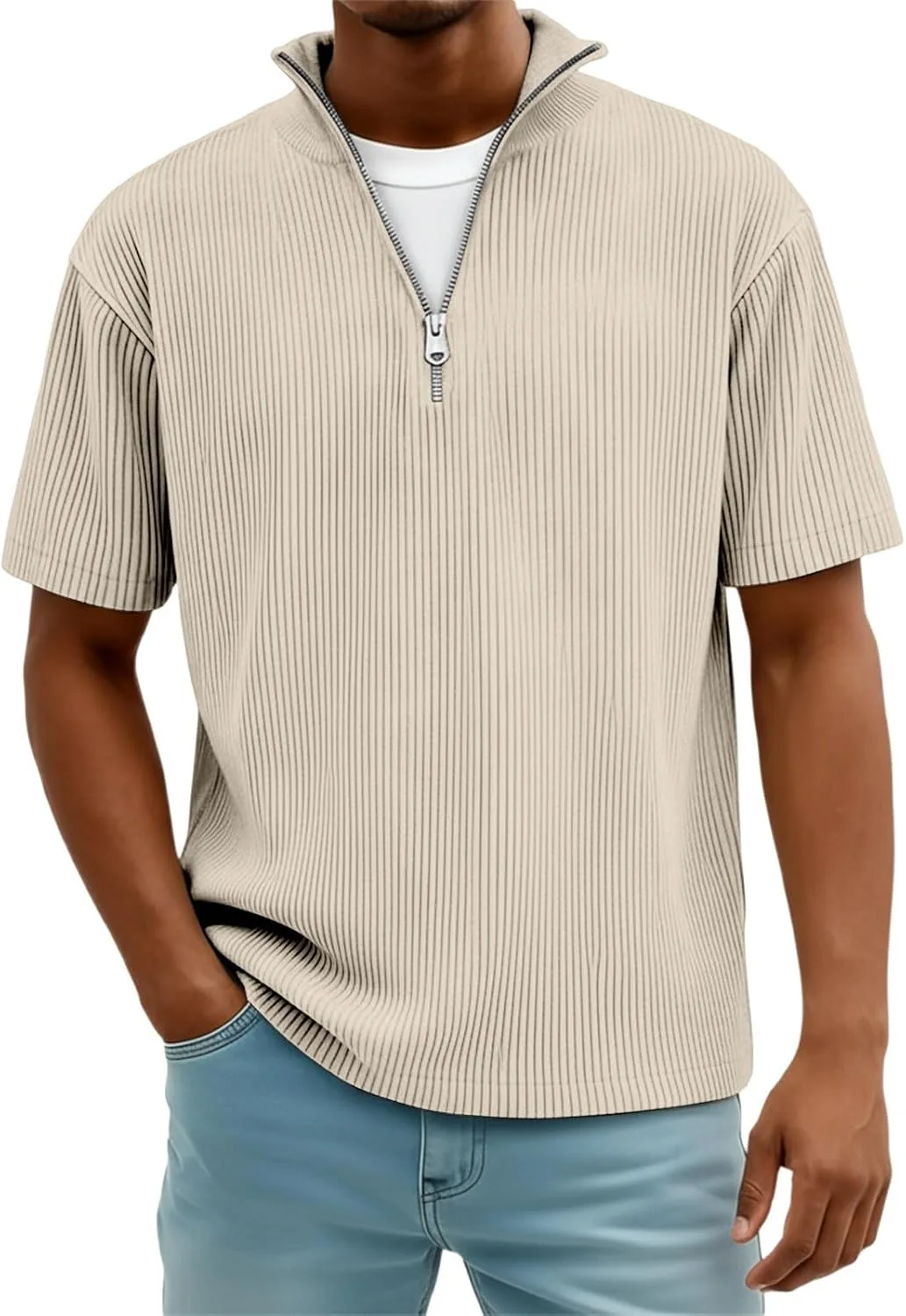 

Футболка-поло с коротким рукавом