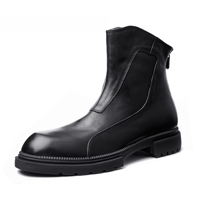 

LEYGMENLG Мужские зимние ботинки с меховой подкладкой черные, цвет Black Fleece-Lined