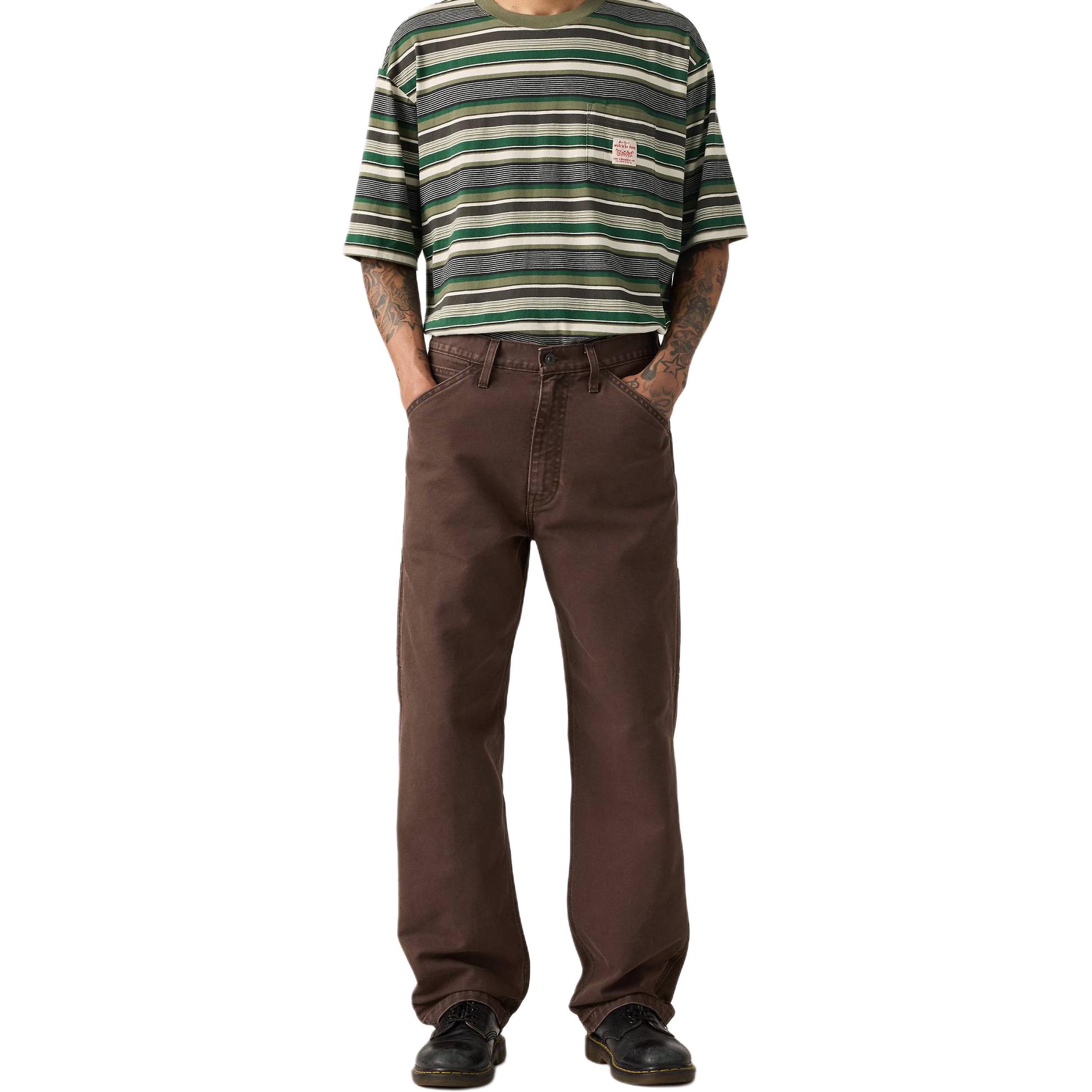 

Levis Повседневные брюки мужские коричневые