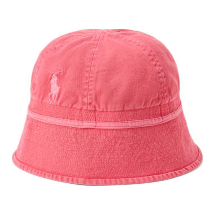 

Polo Ralph Lauren Хлопковая шляпа-ведро мужская светло-красная, Light Red