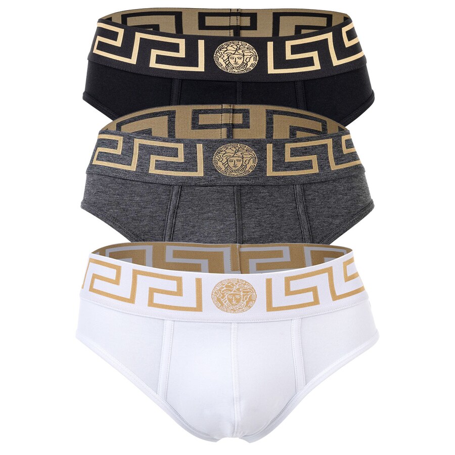 

Трусы VERSACE, цвет mottled grey/Black/White