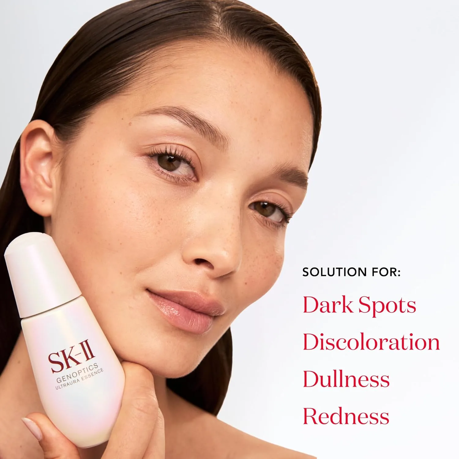 SK-II GenOptics эссенция для сияния кожи - сыворотка для лица, уменьшающая пигментные пятна, тусклость и неровный тон, улучшает естественную регенерацию для молодости кожи (50 мл) — фото 2