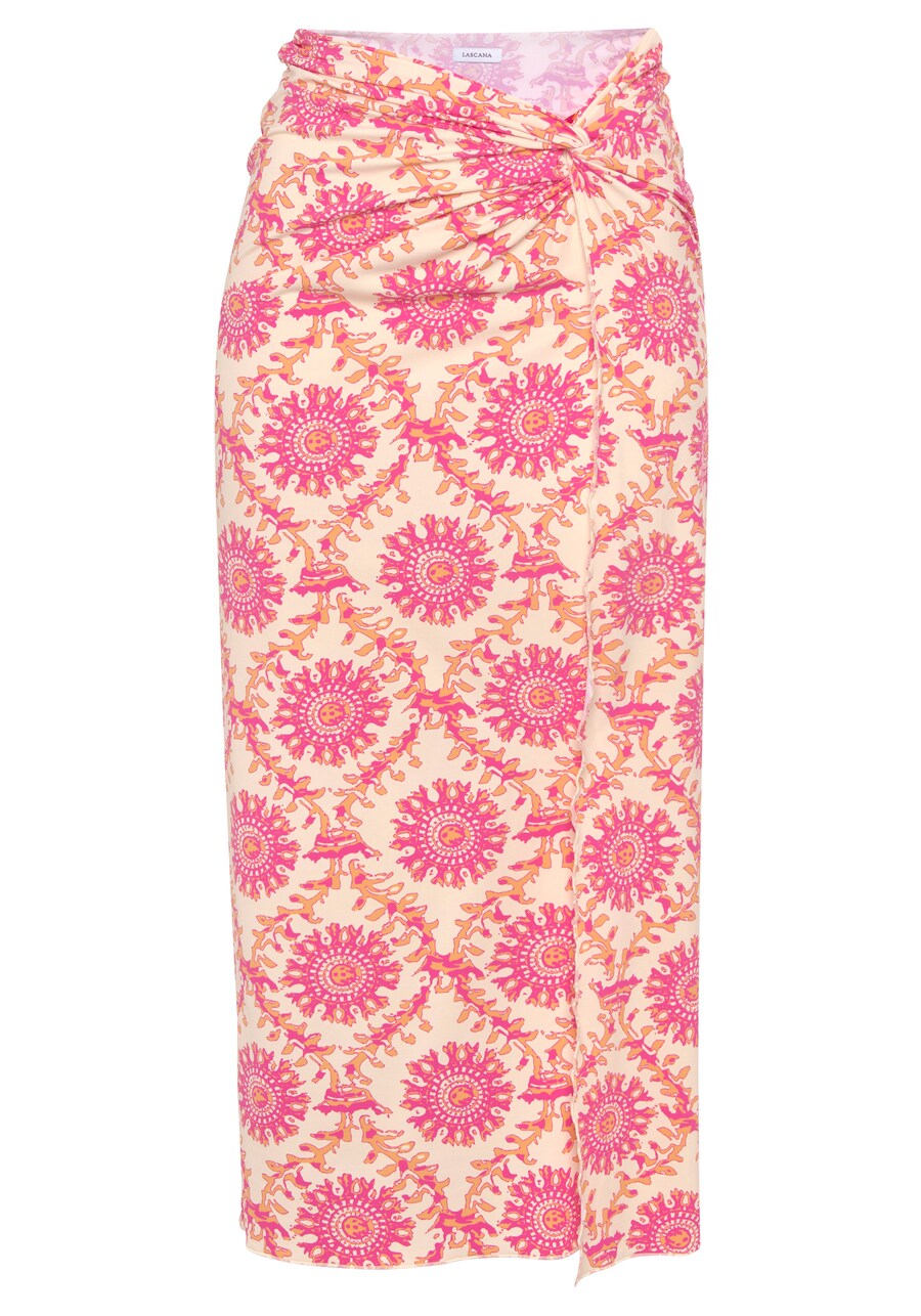 

Макси юбка LASCANA, Pastel yellow/Pink