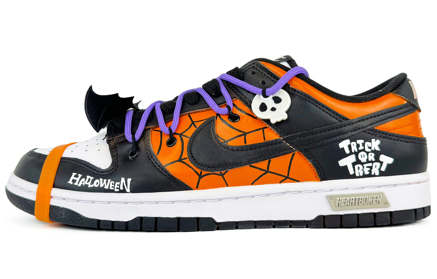 

Кроссовки Nike Dunk Skateboarding Shoes Men Low-top Orange, оранжевый/красный
