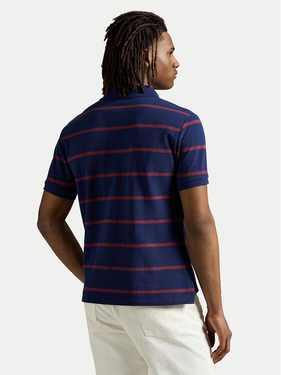 Рубашка-Поло с завышенной талией 710971839001 Polo Ralph Lauren, синий — фото 3