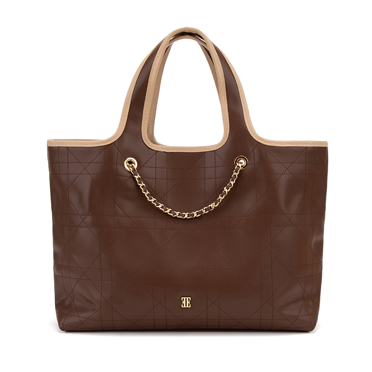 

ELLE Сумка из коровьей кожи Regular Women's Black/Dark Brown