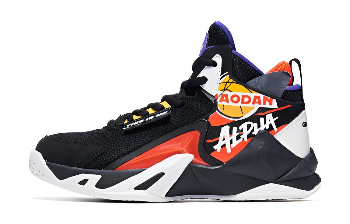 

Детские баскетбольные кроссовки GS High-top черные/белые Qiaodan