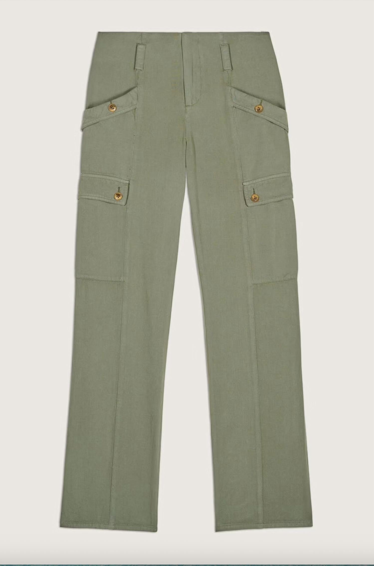 

Женские брюки Pantalon Dada цвета хаки Sage ba&sh