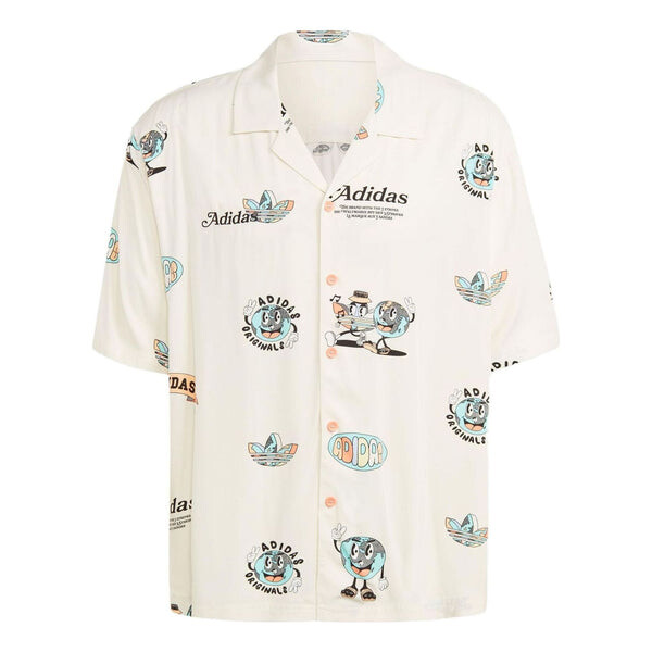 

Рубашка adidas originals Enjoy Summer Resort Shirt 'Beige', бежевый