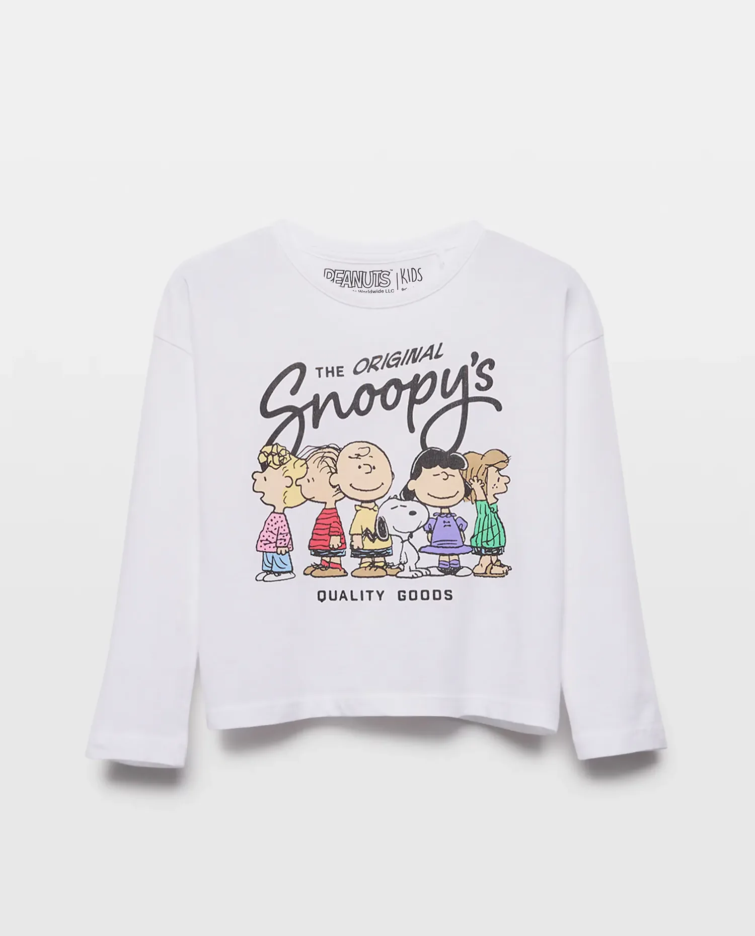Детская футболка с длинным рукавом с лицензией Snoopy и его друзьями Kids El Corte Inglés, Blanco Roto — фото 4