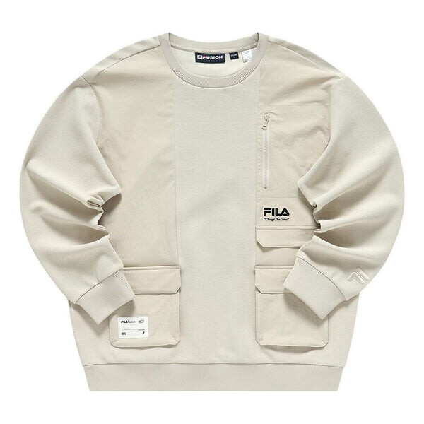 

Толстовка collection change the game logo sweatshirt 'beige' Fila Fusion, бежевый