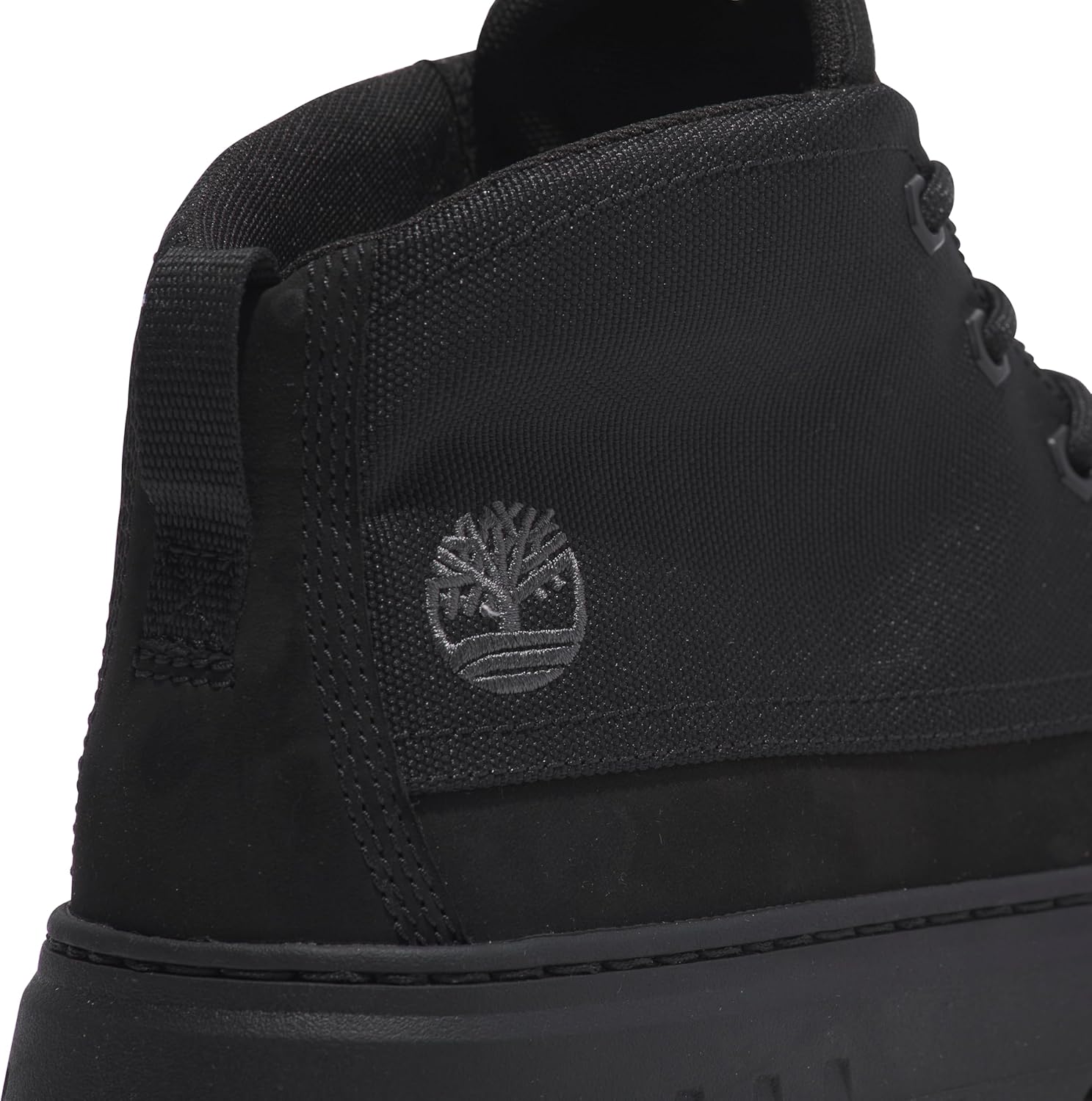 Timberland мужские кроссовки Maple Grove Mid Lace-up, Blackout Nubuck — фото 2