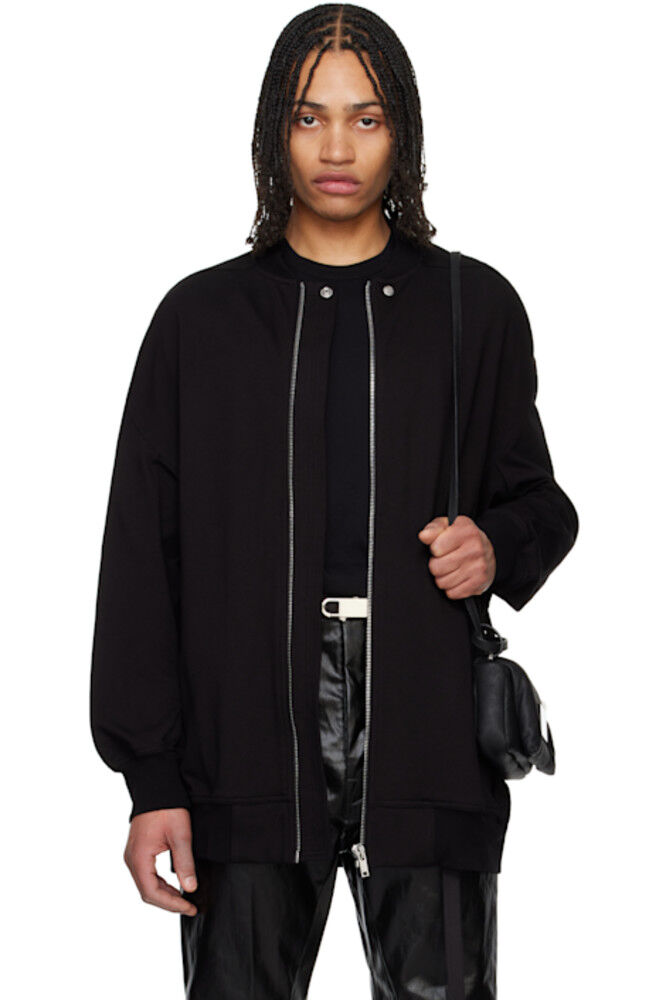 

Черная толстовка-бомбер Hollywood Jumbo Flight Rick Owens