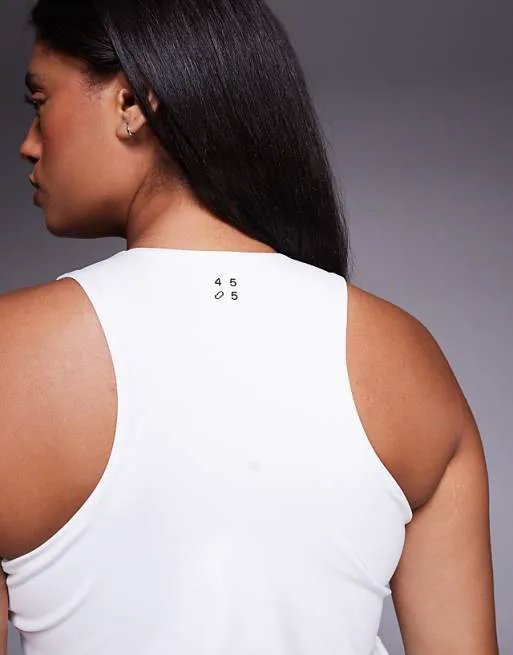 

4505 Белый жилет с активной спиной-борцовкой Curve Icon с внутренним бюстгальтером и съемной подкладкой