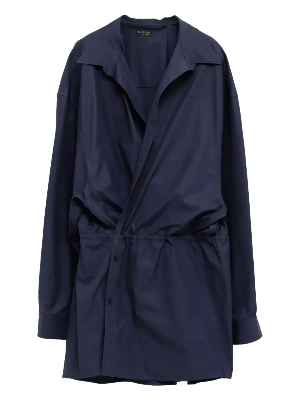 

Мини-платье на завязках BALENCIAGA, синий