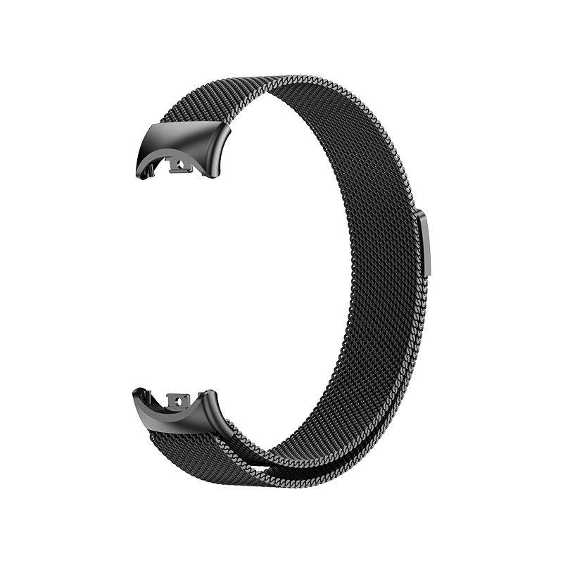 

Ремешок Совместимость Xiaomi Металл CHENSONG, [Beige Blue Magnetic]Silver