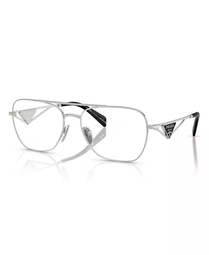 

Женские очки PRADA, серебряный