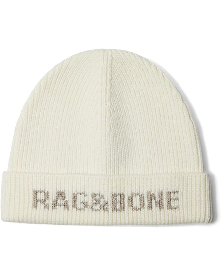 

Шапка rag & bone Margo Beanie, цвет Ivory Multi