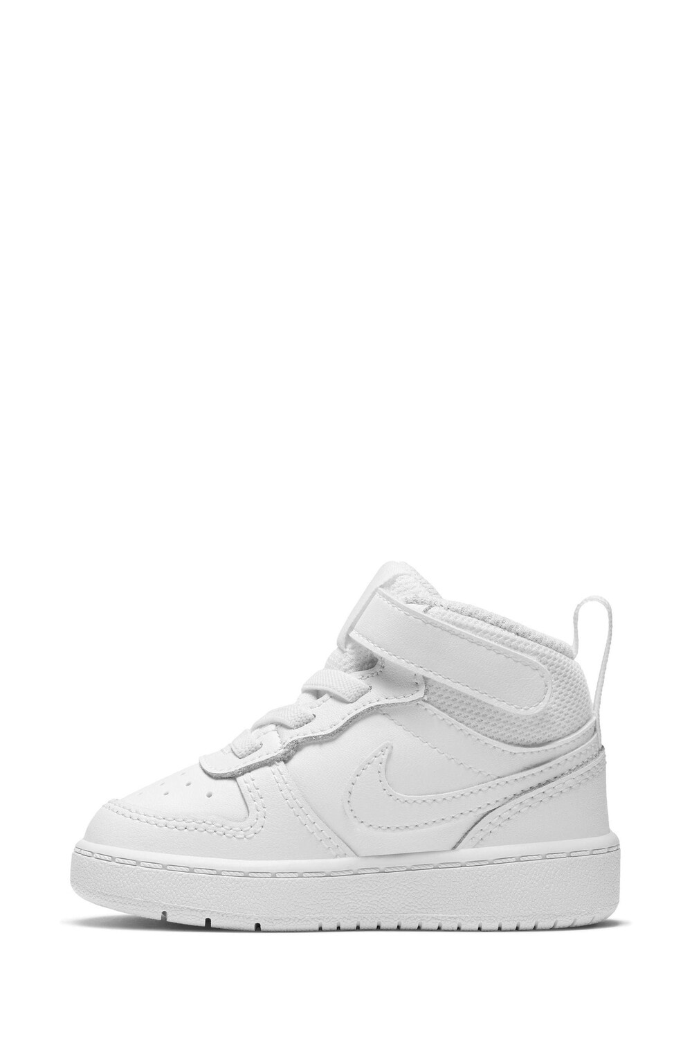 Детские кроссовки Court Borough до щиколотки Nike, белый — фото 2